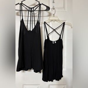 Free Press Women’s Set of 2 Black Tank Tops